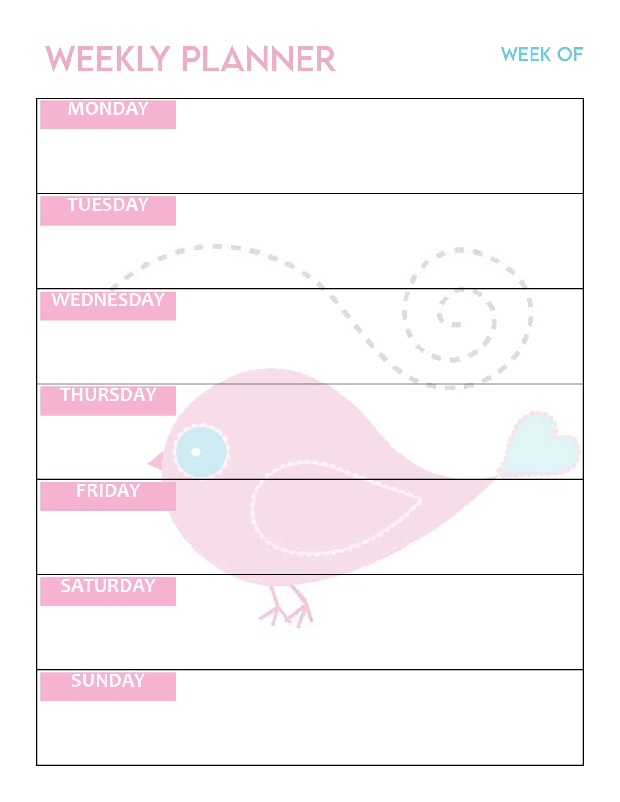 Weekly Planner (Free)